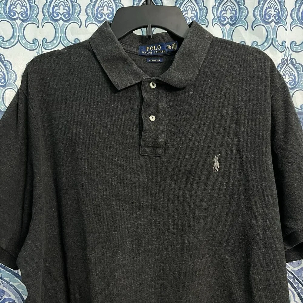 Lot Of 2 Polo Ralph Lauren Polo Shirt Mens 2XL Classic Fit Short Sleeve Pony